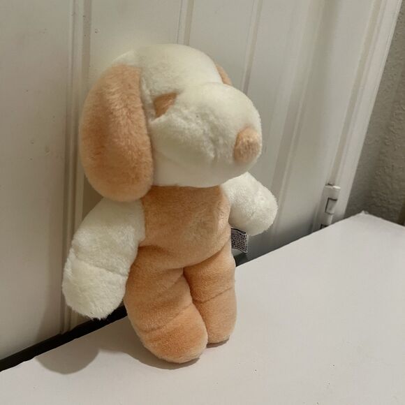 Snoopy 1968 Vintage Peach Tan Pink Plush 8" Stuffed Animal Dog Toy Peanuts - Picture 3 of 10